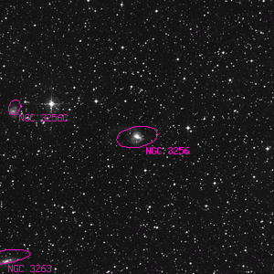 DSS image of NGC 3256