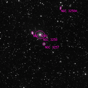 DSS image of NGC 3257