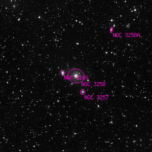 DSS image of NGC 3258