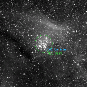 DSS image of NGC 3293