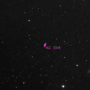 DSS image of NGC 3304