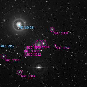 DSS image of NGC 3309