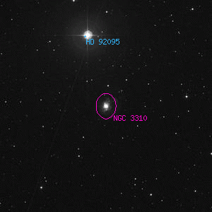 DSS image of NGC 3310