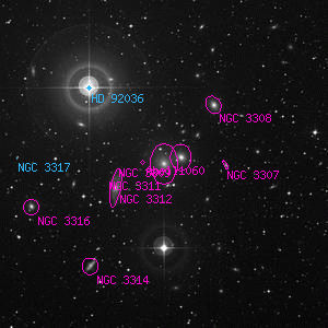 DSS image of NGC 3311