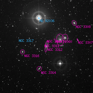 DSS image of NGC 3312