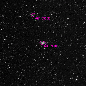 DSS image of NGC 3318