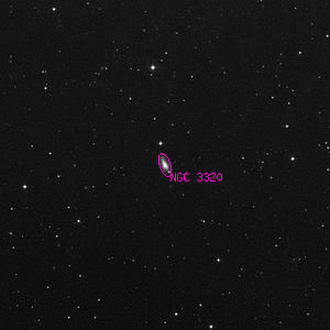 DSS image of NGC 3320