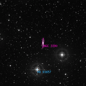 DSS image of NGC 3390