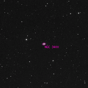 DSS image of NGC 3400