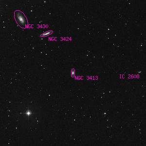 DSS image of NGC 3413