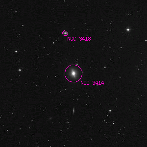 DSS image of NGC 3414