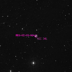 DSS image of NGC 341
