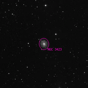 DSS image of NGC 3423