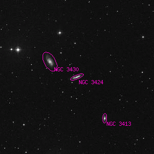 DSS image of NGC 3424