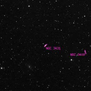 DSS image of NGC 3431