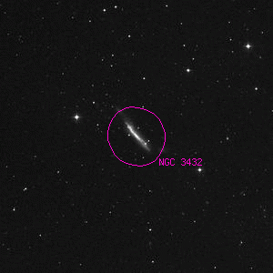 DSS image of NGC 3432