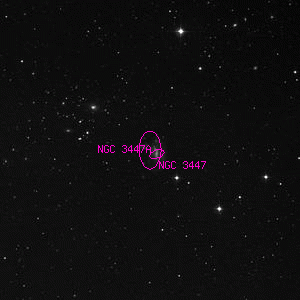 DSS image of NGC 3447