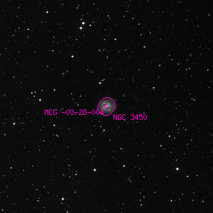 DSS image of NGC 3450