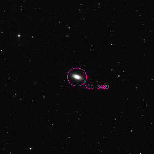 DSS image of NGC 3489