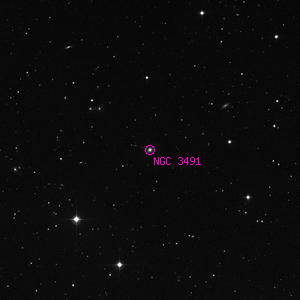 DSS image of NGC 3491