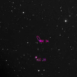 DSS image of NGC 34
