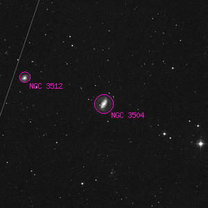 DSS image of NGC 3504