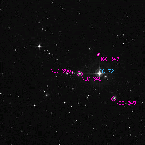 DSS image of NGC 350