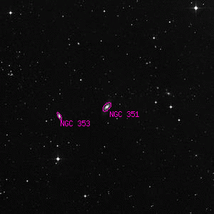 DSS image of NGC 351