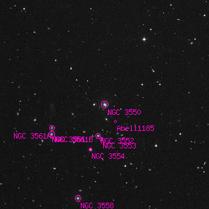 DSS image of NGC 3550