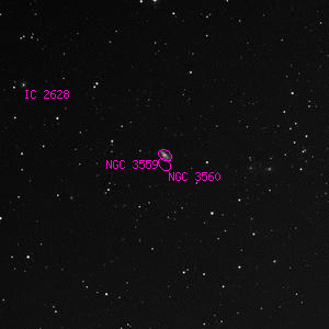 DSS image of NGC 3560
