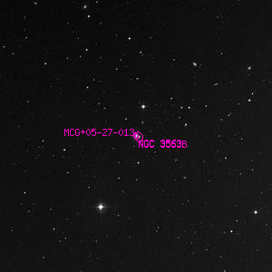 DSS image of NGC 3563B