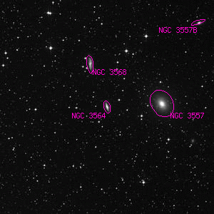 DSS image of NGC 3564
