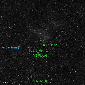 DSS image of NGC 3572