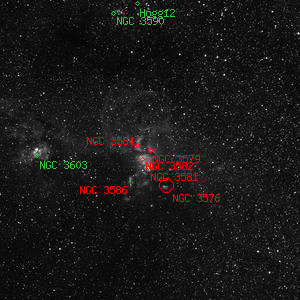 DSS image of NGC 3579