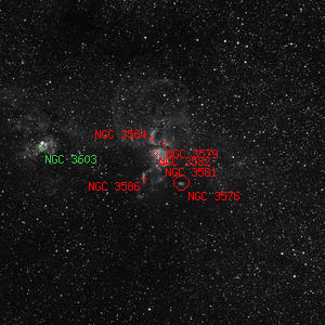 DSS image of NGC 3581