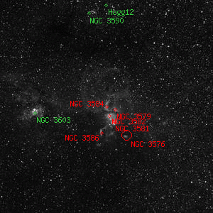 DSS image of NGC 3584