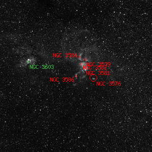 DSS image of NGC 3586