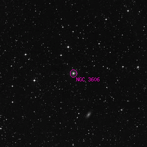DSS image of NGC 3606