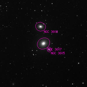 DSS image of NGC 3607