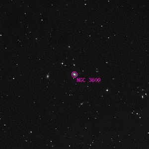 DSS image of NGC 3609