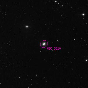 DSS image of NGC 3610
