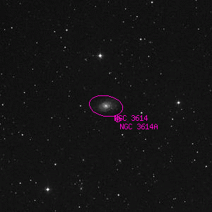 DSS image of NGC 3614