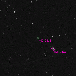 DSS image of NGC 3618