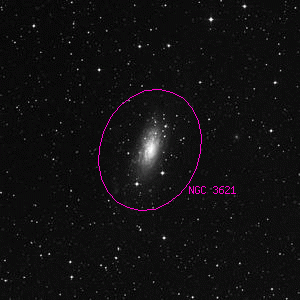 DSS image of NGC 3621