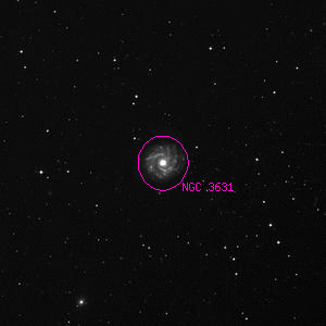 DSS image of NGC 3631