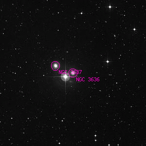 DSS image of NGC 3636