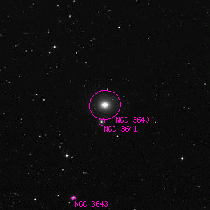 DSS image of NGC 3640
