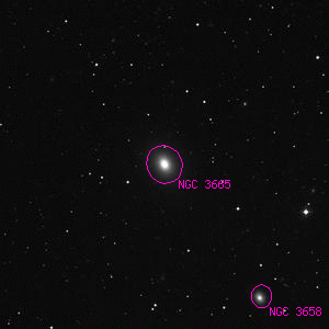 DSS image of NGC 3665