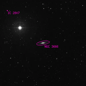 DSS image of NGC 3666