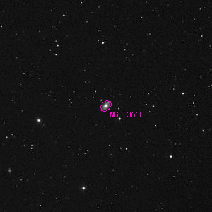 DSS image of NGC 3668